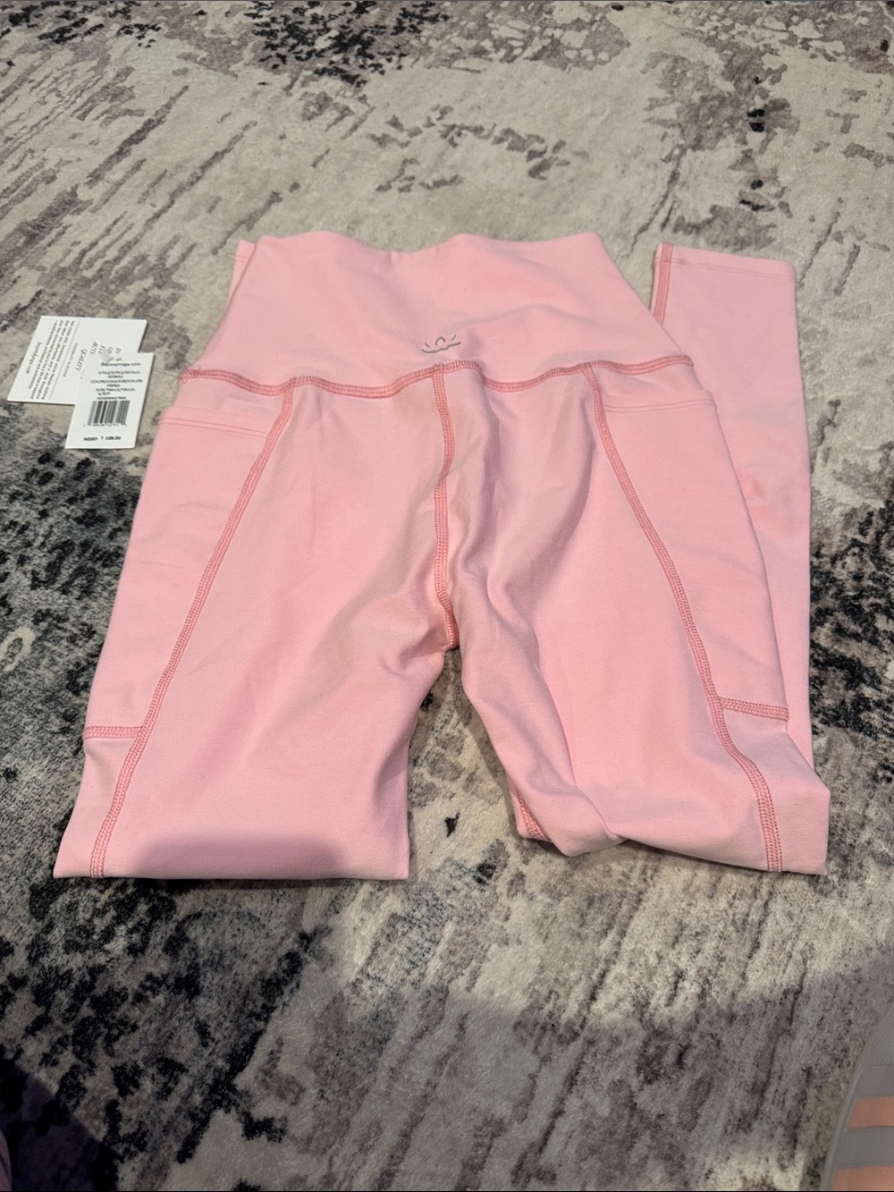 Beyond Yoga womens Pink High-Waist Active Leggings Size Small